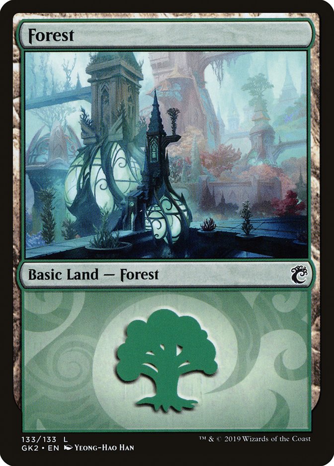 Forest (133) [Ravnica Allegiance Guild Kit] | GnG Games