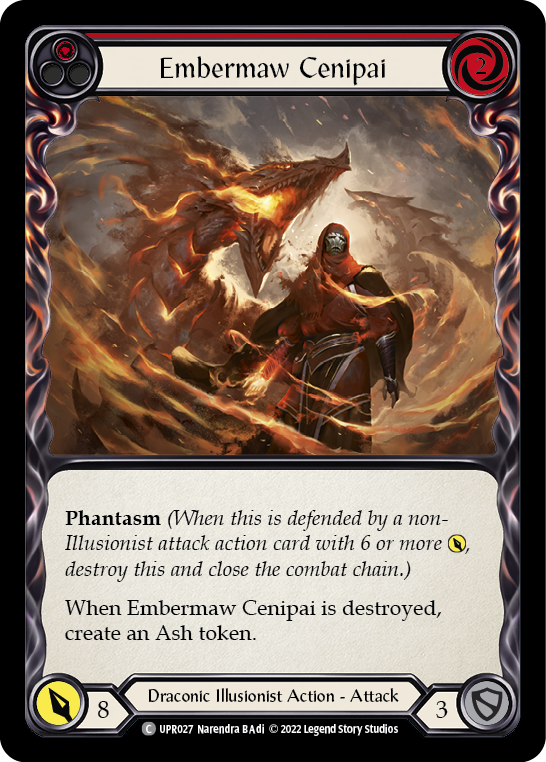 Embermaw Cenipai (Red) [UPR027] (Uprising)  Rainbow Foil | GnG Games