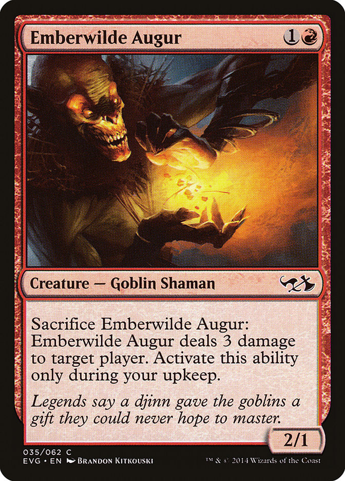 Emberwilde Augur (Elves vs. Goblins) [Duel Decks Anthology] | GnG Games