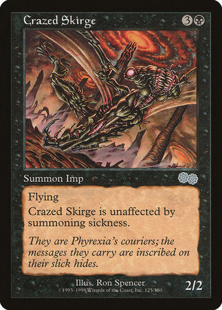 Crazed Skirge [Urza's Saga] | GnG Games
