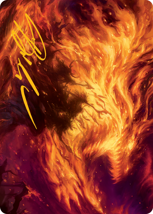 Stoke the Flames Art Card (Gold-Stamped Signature) [March of the Machine Art Series] | GnG Games