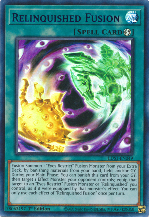 Relinquished Fusion (Purple) [LDS1-EN049] Ultra Rare | GnG Games