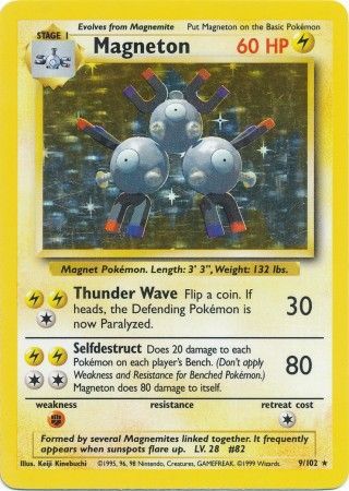 Magneton (9/102) [Base Set Unlimited] | GnG Games