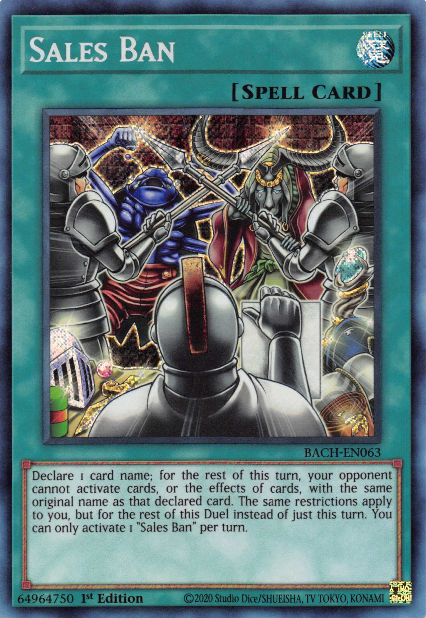 Sales Ban [BACH-EN063] Secret Rare | GnG Games