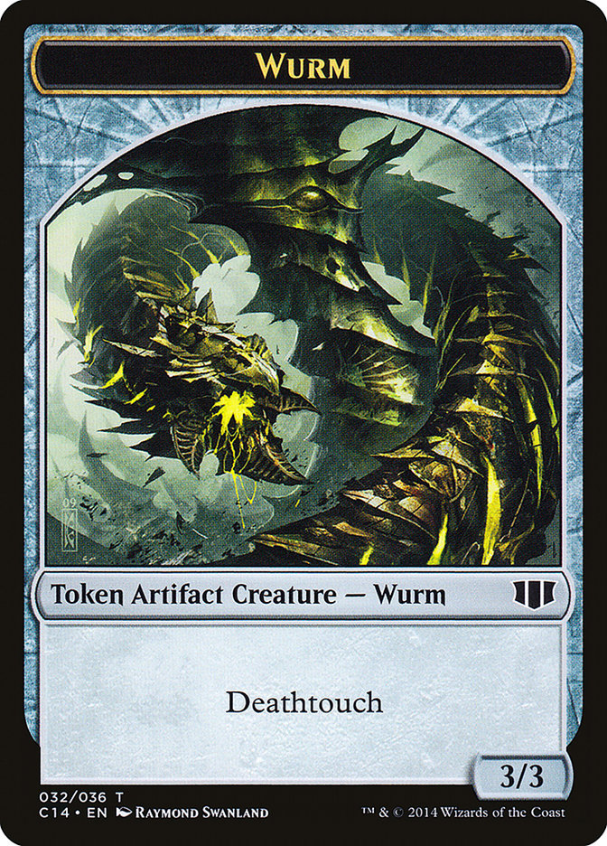 Wurm (032/036) // Goat Double-sided Token [Commander 2014 Tokens] | GnG Games