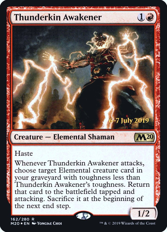 Thunderkin Awakener  [Core Set 2020 Prerelease Promos] | GnG Games