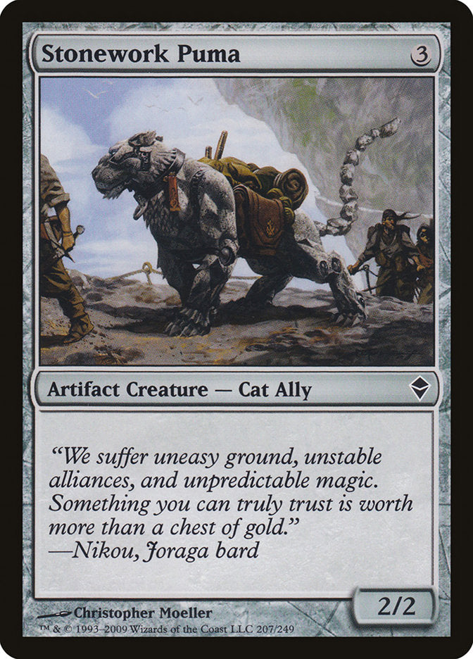 Stonework Puma [Zendikar] | GnG Games