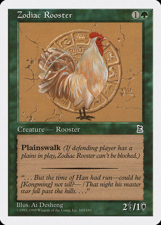 Zodiac Rooster [Portal Three Kingdoms] | GnG Games