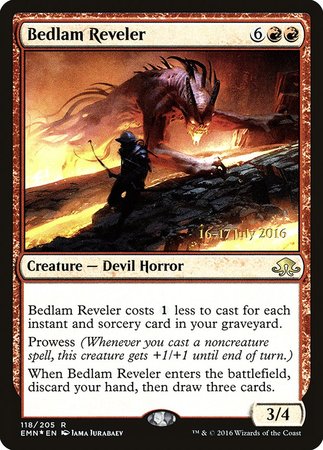 Bedlam Reveler [Eldritch Moon Promos] | GnG Games