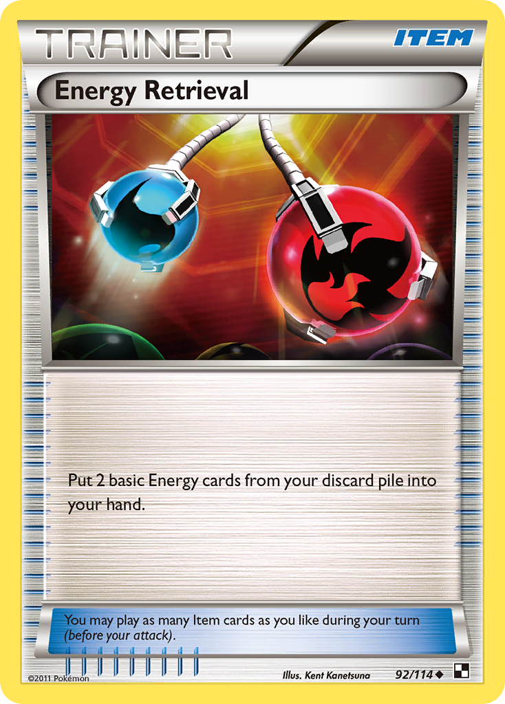 Energy Retrieval (92/114) [Black & White: Base Set] | GnG Games