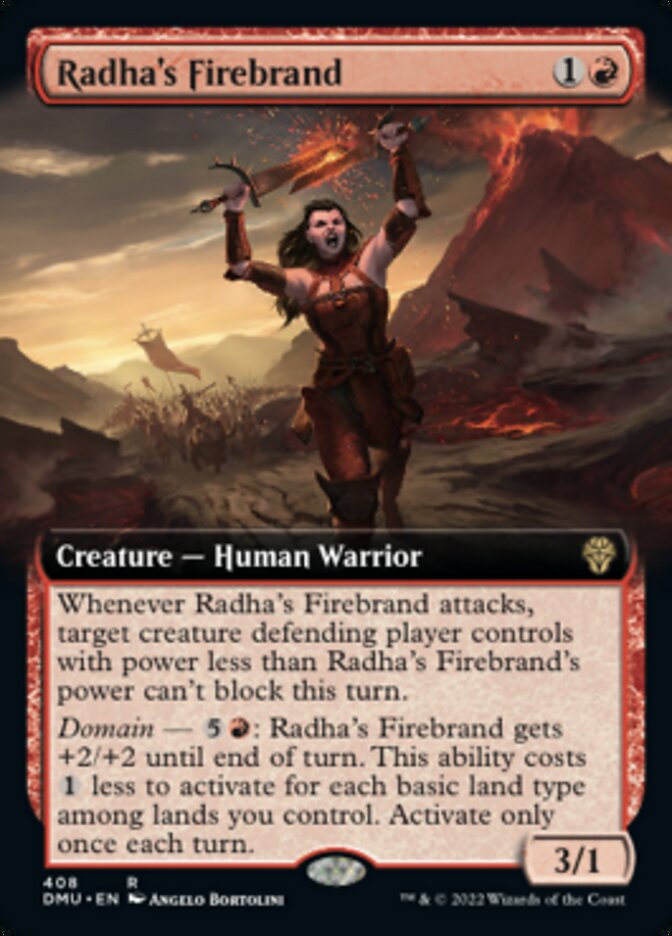 Radha's Firebrand (Extended Art) [Dominaria United] | GnG Games