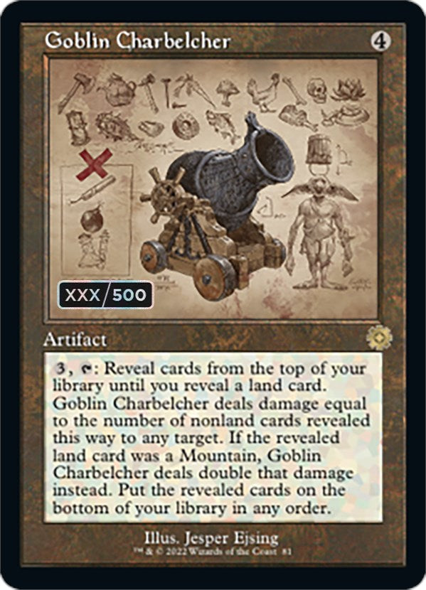 Goblin Charbelcher (Retro Schematic) (Serial Numbered) [The Brothers' War Retro Artifacts] | GnG Games