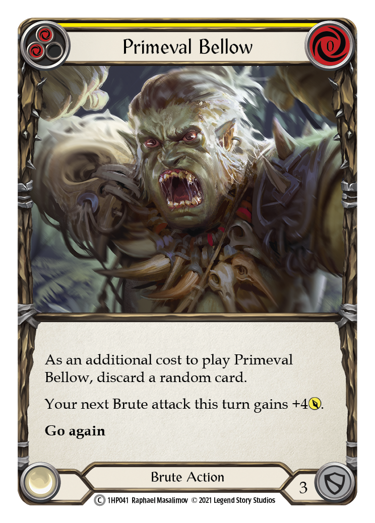 Primeval Bellow (Yellow) [1HP041] | GnG Games