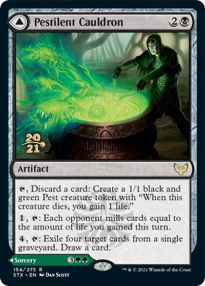 Pestilent Cauldron // Restorative Burst [Strixhaven: School of Mages Prerelease Promos] | GnG Games