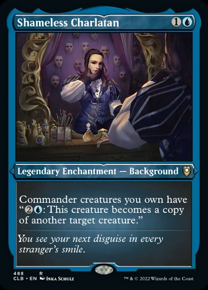 Shameless Charlatan (Foil Etched) [Commander Legends: Battle for Baldur's Gate] | GnG Games