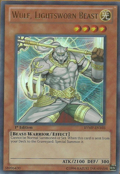 Wulf, Lightsworn Beast [RYMP-EN103] Ultra Rare | GnG Games