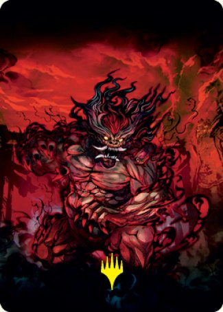 Vessel of the All-Consuming Art Card (Gold-Stamped Signature) [Kamigawa: Neon Dynasty Art Series] | GnG Games