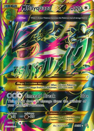 M Rayquaza EX (98/98) (Jumbo Card) [XY: Ancient Origins] | GnG Games