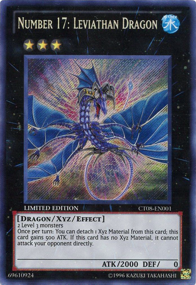 Number 17: Leviathan Dragon [CT08-EN001] Secret Rare | GnG Games