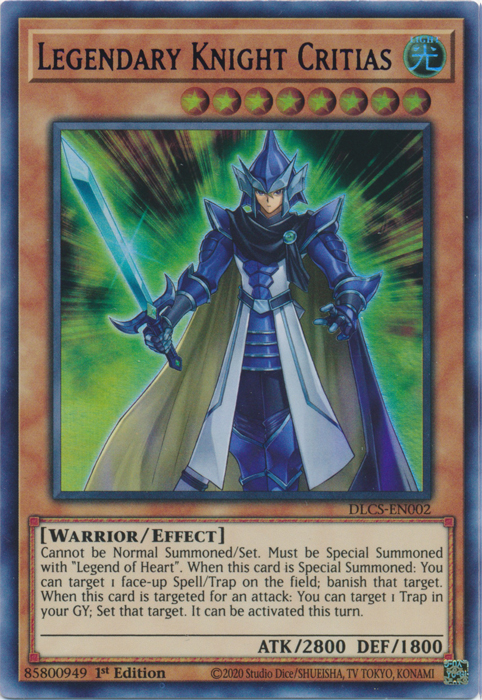 Legendary Knight Critias (Blue) [DLCS-EN002] Ultra Rare | GnG Games