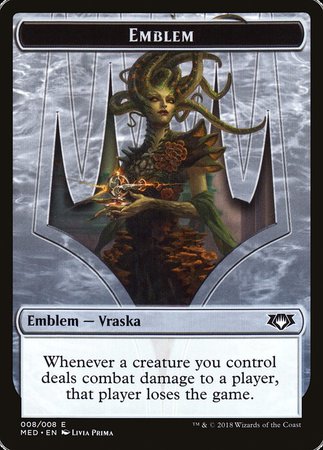 Emblem - Vraska, Golgari Queen [Mythic Edition Tokens] | GnG Games