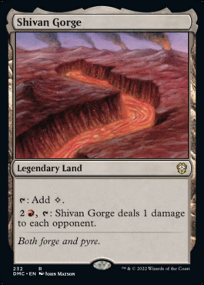 Shivan Gorge [Dominaria United Commander] | GnG Games