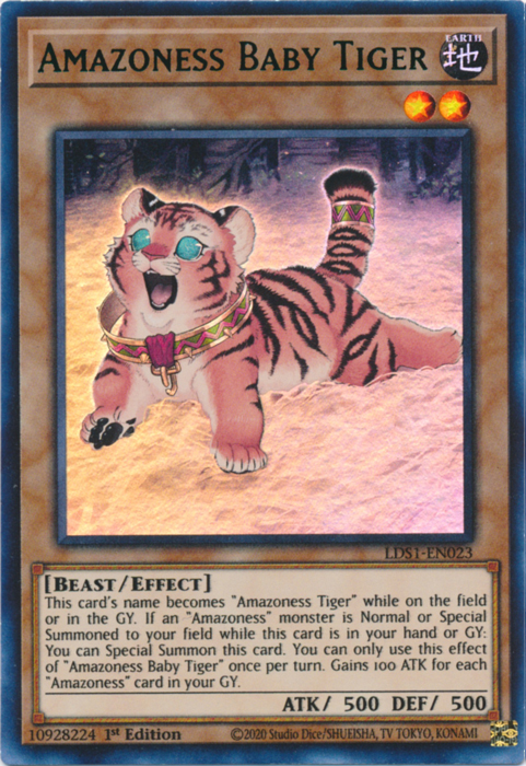 Amazoness Baby Tiger (Green) [LDS1-EN023] Ultra Rare | GnG Games