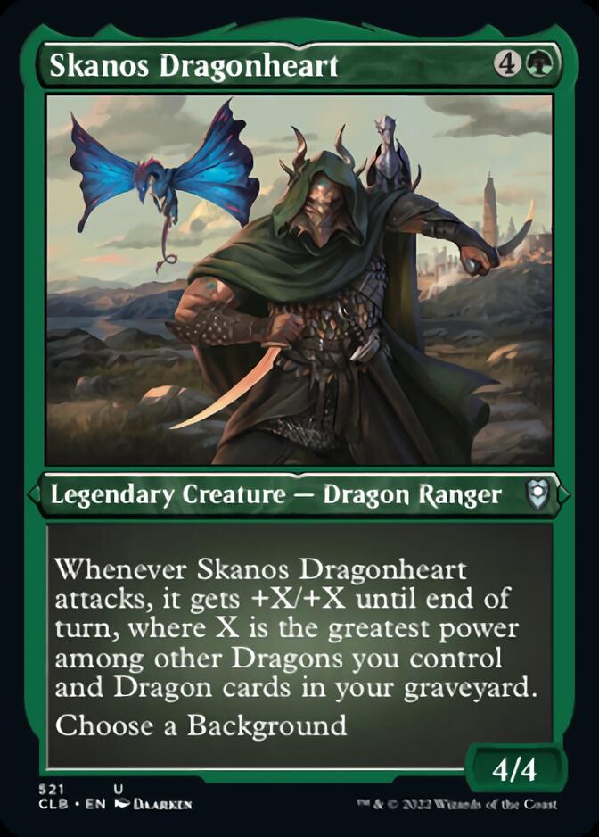 Skanos Dragonheart (Foil Etched) [Commander Legends: Battle for Baldur's Gate] | GnG Games