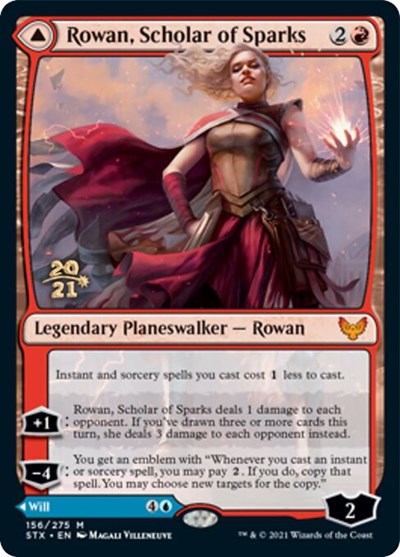 Rowan, Scholar of Sparks // Will, Scholar of Frost [Strixhaven: School of Mages Prerelease Promos] | GnG Games