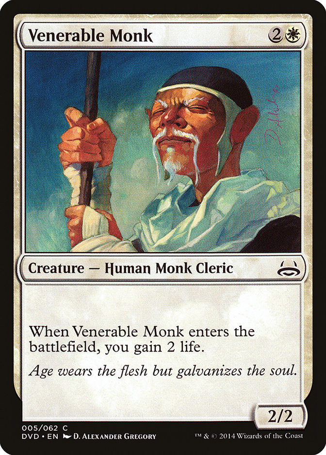 Venerable Monk (Divine vs. Demonic) [Duel Decks Anthology] | GnG Games