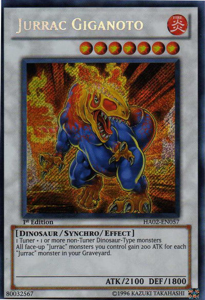 Jurrac Giganoto [HA02-EN057] Secret Rare | GnG Games