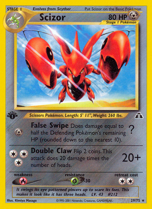 Scizor (29/75) [Neo Discovery 1st Edition] | GnG Games