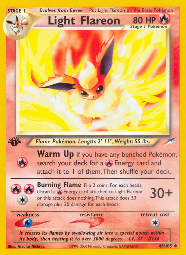 Light Flareon (46/105) [Neo Destiny 1st Edition] | GnG Games