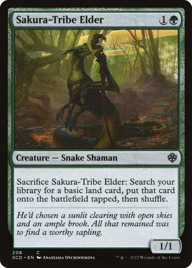 Sakura-Tribe Elder [Starter Commander Decks] | GnG Games