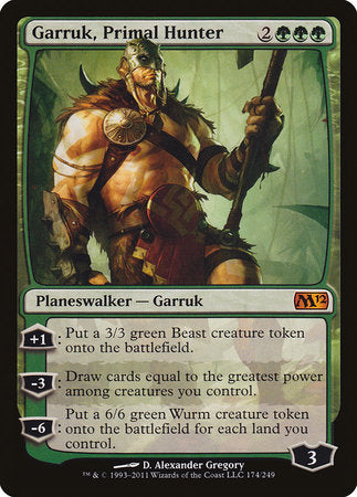 Garruk, Primal Hunter [Magic 2012] | GnG Games