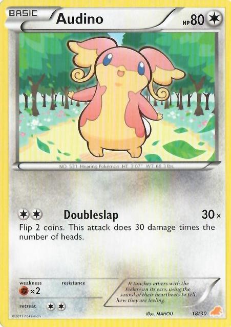 Audino (18/30) [Black & White: Trainer Kit - Excadrill] | GnG Games