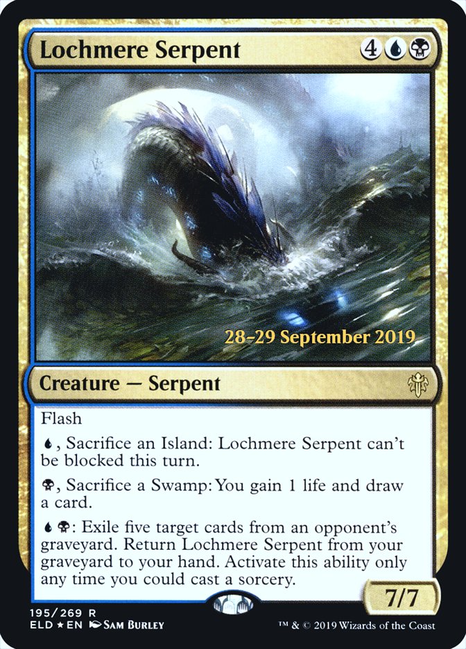 Lochmere Serpent  [Throne of Eldraine Prerelease Promos] | GnG Games