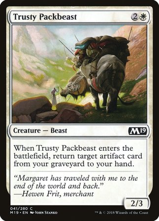 Trusty Packbeast [Core Set 2019] | GnG Games