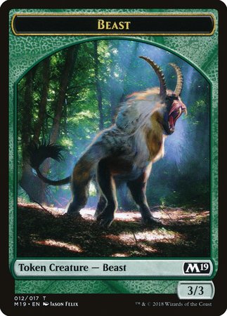 Beast Token [Core Set 2019 Tokens] | GnG Games