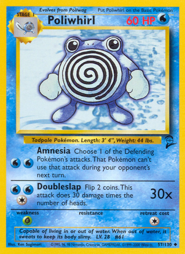 Poliwhirl (57/130) [Base Set 2] | GnG Games