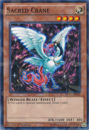 Sacred Crane (Shatterfoil) [BP03-EN010] Common | GnG Games