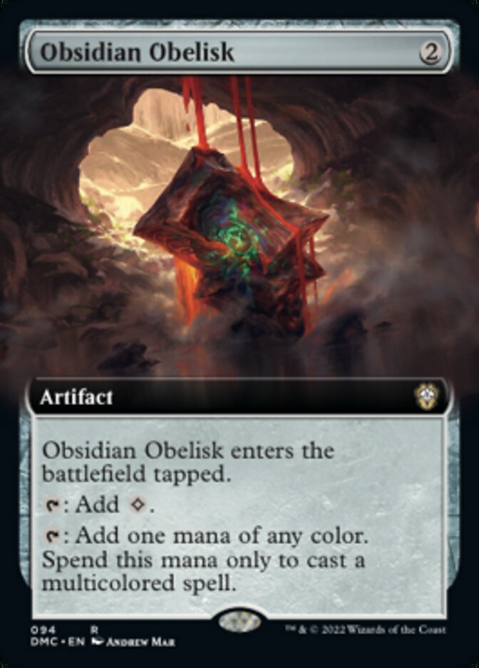 Obsidian Obelisk (Extended Art) [Dominaria United Commander] | GnG Games