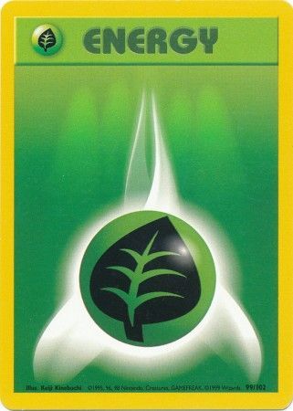 Grass Energy (99/102) [Base Set Unlimited] | GnG Games