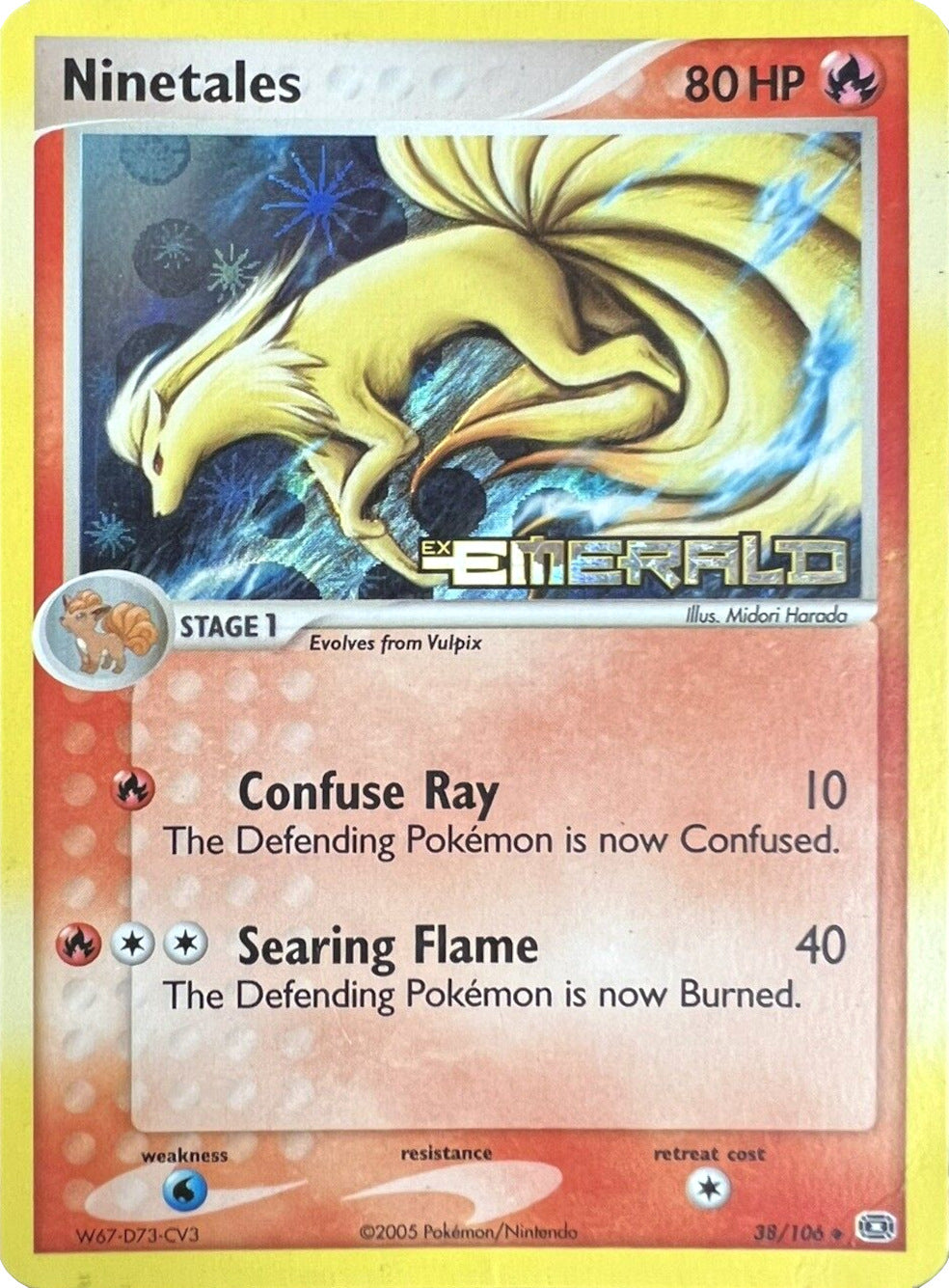 Ninetales (38/106) (Stamped) [EX: Emerald] | GnG Games