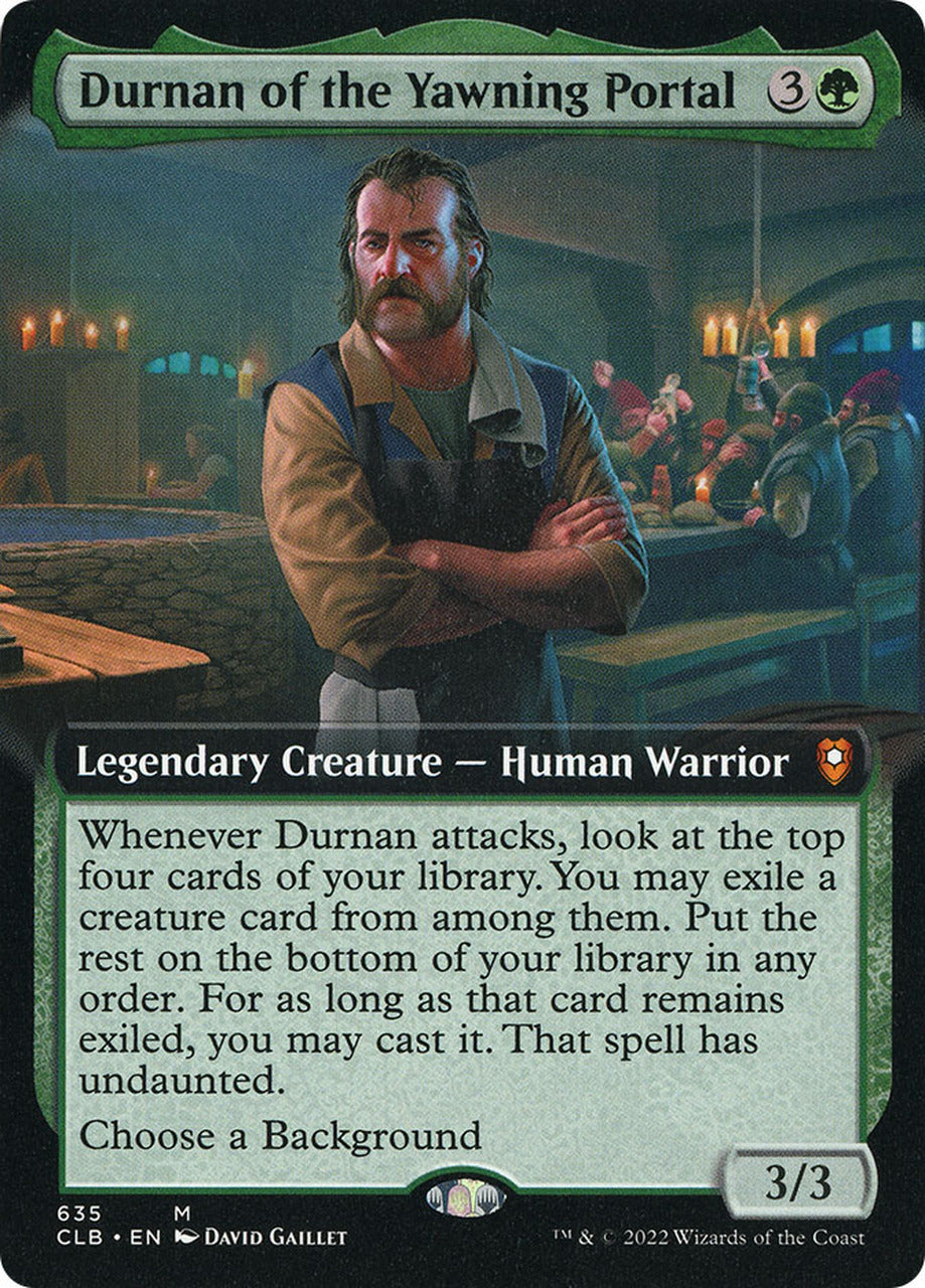 Durnan of the Yawning Portal (Extended Art) [Commander Legends: Battle for Baldur's Gate] | GnG Games