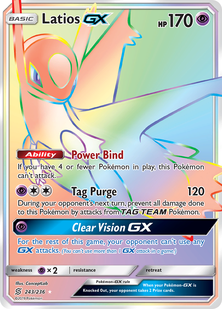 Latios GX (243/236) [Sun & Moon: Unified Minds] | GnG Games