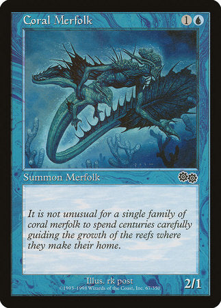 Coral Merfolk [Urza's Saga] | GnG Games