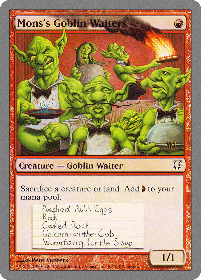 Mons's Goblin Waiters [Unhinged] | GnG Games