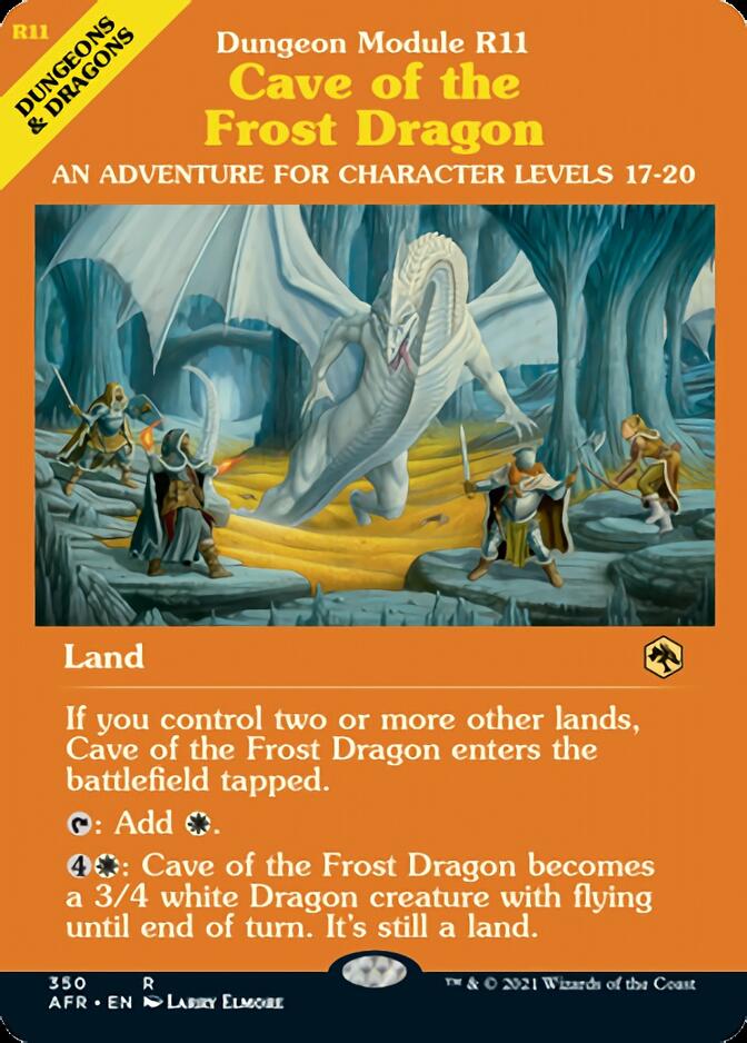 Cave of the Frost Dragon (Dungeon Module) [Dungeons & Dragons: Adventures in the Forgotten Realms] | GnG Games