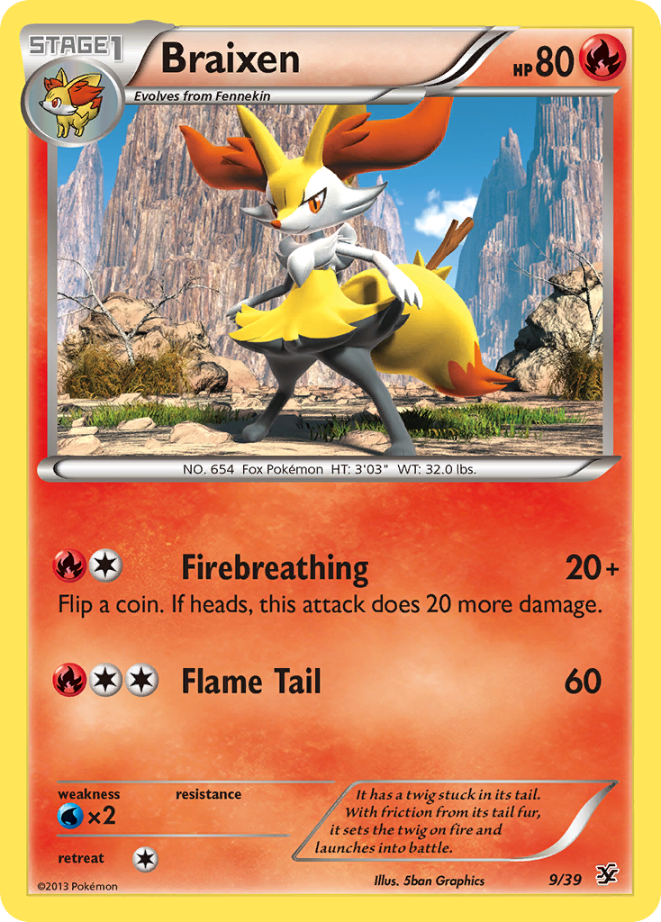 Braixen (9/39) [XY: Kalos Starter Set] | GnG Games